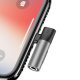 Adaptateur lightining et audio compatible avec iPhone - Argent