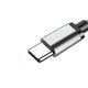 Adaptateur USB Type C à USB et mini jack 3,5mm - Argent