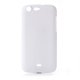 Coque rigide blanche toucher gomme pour Wiko Stairway