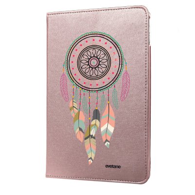Etui iPad Air 2 rigide rose gold Attrape rêve pastel Ecriture Tendance et Design Evetane