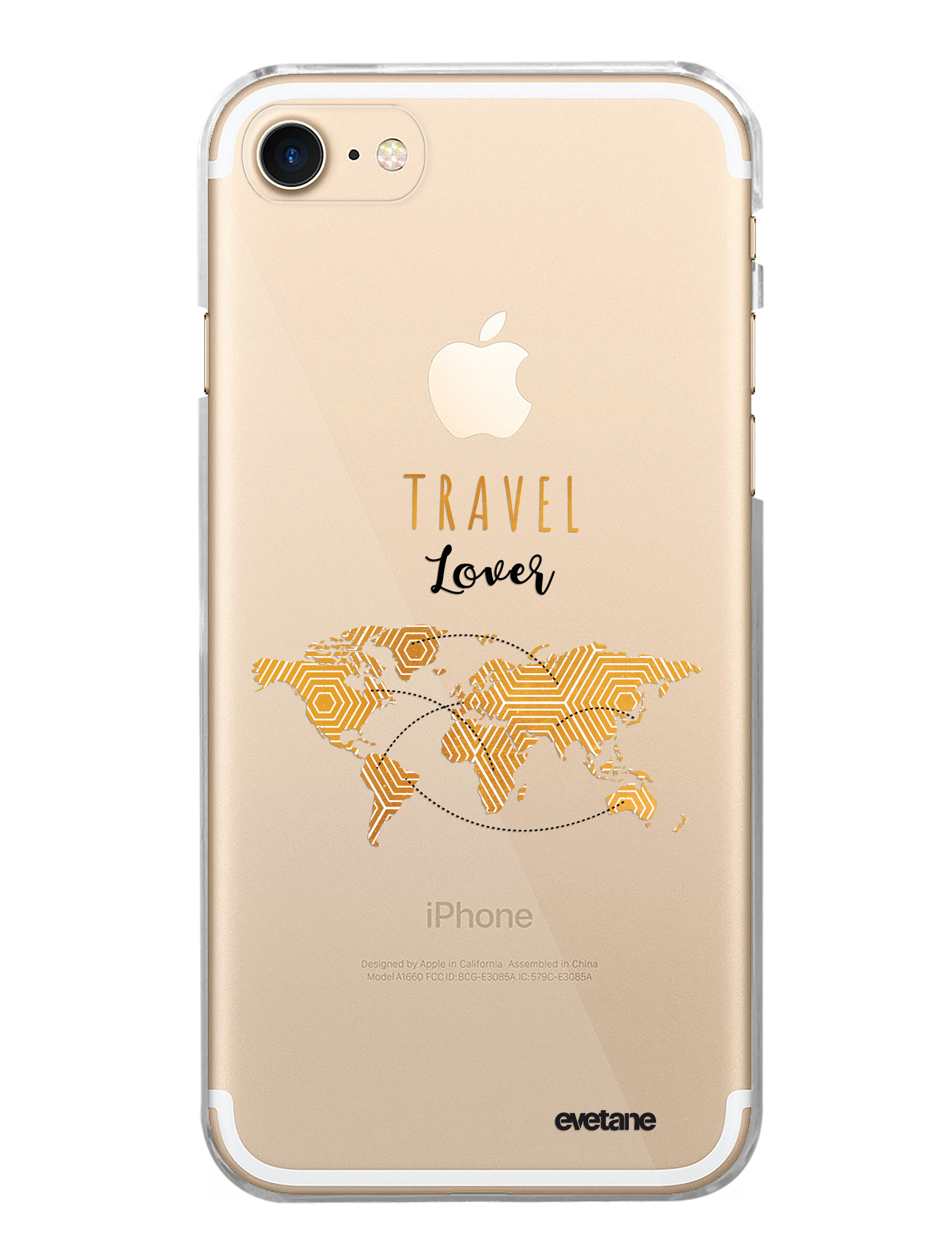 Coque iPhone 7/8/ iPhone SE 2020 souple transparente Travel Lover ...