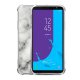 Coque Samsung Galaxy J6 2018 anti-choc souple angles renforcés transparente Marbre blanc Evetane