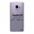 Coque Samsung Galaxy J6 2018 360 intégrale transparente Parfaite Avec De Jolis Défauts Tendance Evetane.