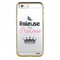 Coque iPhone 6 Plus / 6S Plus bumper or Raleuse mais princesse Ecriture Tendance et Design Evetane