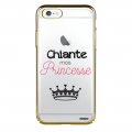 Coque iPhone 6 Plus / 6S Plus bumper or Chiante mais princesse Ecriture Tendance et Design Evetane