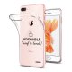 Coque iPhone 7 Plus / 8 Plus silicone transparente Adorable Sauf le Lundi ultra resistant Protection housse Motif Ecriture Tendance Evetane