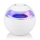 Enceinte bluetooth blanche eclairage LED