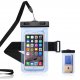 Etui waterproof smartphone avec brassard - Bleu