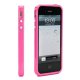 Bumper rose Muvit plus film protecteur d'écran pour iPhone 5