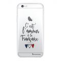 Coque iPhone 6/6S silicone transparente C'est l'amour ultra resistant Protection housse Motif Ecriture Tendance La Coque Francaise