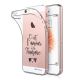 Coque Souple iPhone 5/5S/SE souple transparente C'est l'amour à la française Motif Ecriture Tendance La Coque Francaise