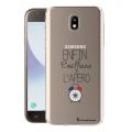 Coque Samsung Galaxy J3 2017 silicone transparente Heure de l'apéro ultra resistant Protection housse Motif Ecriture Tendance La Coque Francaise