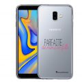 Coque Samsung Galaxy J6 2018 silicone transparente Parfaite mère fille ultra resistant Protection housse Motif Ecriture Tendance La Coque Francaise