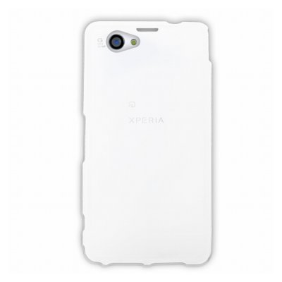 Mocca coque gel frost blanche pour Sony Xperia Z1 S