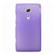 Mocca coque gel frost violette pour Sony Xperia SP