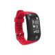 Montre sport GPS connectée avec tracker de sommeil Rouge