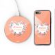 Pack : coque iPhone 8 et chargeur induction en verre trempé -Cœur Maman D'amour