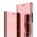 Etui folio Rose Gold S8 Easy View pour Samsung Galaxy 