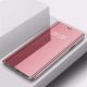 Etui folio Rose Gold S10 Easy View pour Samsung Galaxy