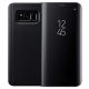 Etui folio Noir Easy View pour Samsung Galaxy S8 Plus