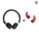 Casque filaire pour enfant en forme de diable -noir 