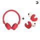 Casque filaire pour enfant en forme de crabe -rouge