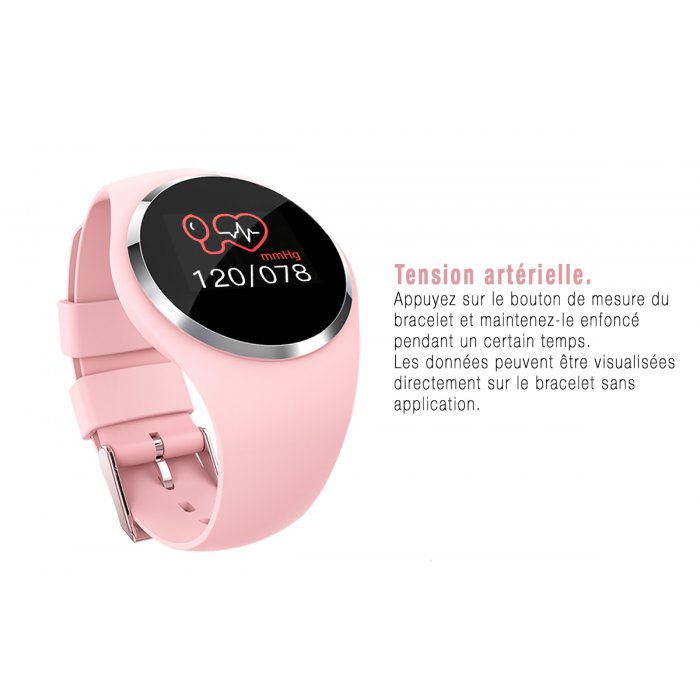 MONTRE CONNECTÉE FITLADIES ROSE