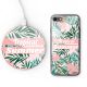 Pack iPhone 8 : Coque + support à induction Tropical Summer Pastel