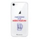 Coque iPhone 7/8/ iPhone SE 2020 360 intégrale transparente Vivre amour et Biere Tendance La Coque Francaise.