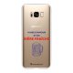 Coque Samsung Galaxy S8 360 intégrale transparente Vivre amour et Biere Tendance La Coque Francaise.