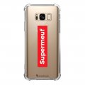 Coque Samsung Galaxy S8 anti-choc souple angles renforcés transparente SuperMeuf La Coque Francaise