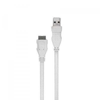 Câble USB Xqisit charge/synchro microUSB 3,0 blanc