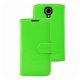 Mocca étui folio vernis vert fluo Samsung Galaxy S4 I9500