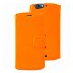 Mocca étui folio fluo orange avec support pour Wiko Darkfull