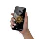 Coque en verre trempé Samsung Galaxy S9 verre trempé noir Mandala Or Ecriture Tendance et Design La Coque Francaise