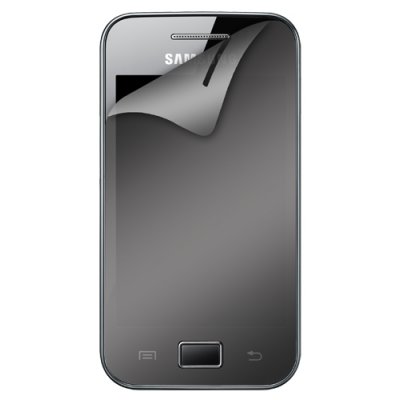 Lot de 2 protège-écrans pour Samsung Galaxy ACE S5830 : 1 transparent et 1 effet miroir