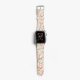 Bracelet Apple Watch en cuir 38-40mm Marbre Rose La Coque Francaise