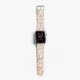 Bracelet Apple Watch en cuir 38-40mm Marbre Rose La Coque Francaise