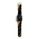 Bracelet Apple Watch en cuir 38-40mm Marbre noir La Coque Francaise