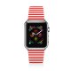 Bracelet Apple Watch en cuir 38-40mm Marinière Rouge La Coque Francaise