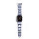 Bracelet Apple Watch en cuir 38-40mm Marinière Bleue La Coque Francaise