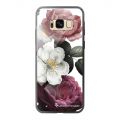 Coque en verre trempé Samsung Galaxy S8 Fleurs roses Ecriture Tendance et Design La Coque Francaise.