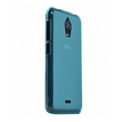 Mocca coque gel bleu pour Wiko Wax