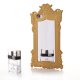 Coque silicone dorée cadre miroir pour iPhone 5 / 5S