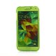 Etui livre en silicone vert pour Samsung Galaxy S5 G900