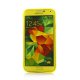 Etui livre en silicone jaune pour Samsung Galaxy S5 G900