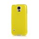 Etui livre en silicone jaune pour Samsung Galaxy S5 G900