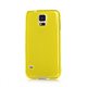 Etui livre en silicone jaune pour Samsung Galaxy S5 G900
