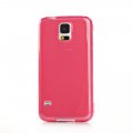 Coque en silicone rose pour Samsung Galaxy S5 G900