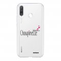 Coque Huawei P30 silicone transparente Choupinette ultra resistant Protection housse Motif Ecriture Tendance Evetane